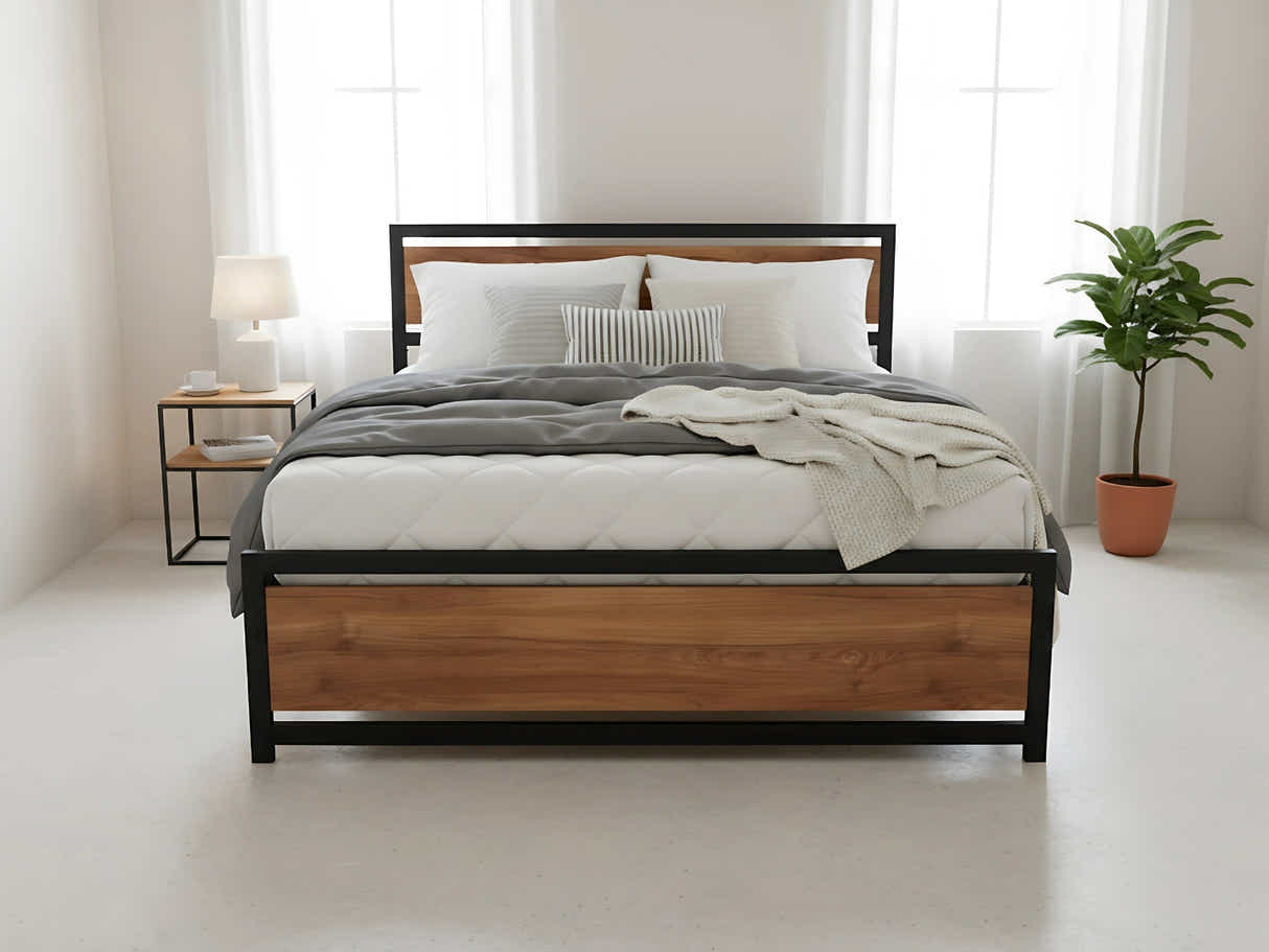 DS Bivio Metal Bed Frame – King