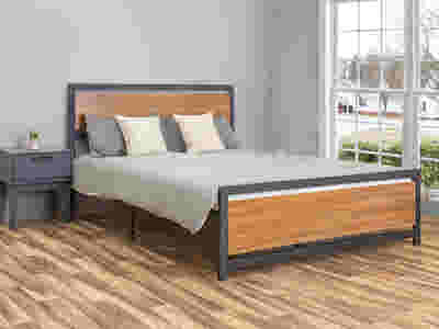 Bivio Metal Bed Frame – King