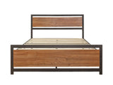 Bivio Metal King Bed Frame