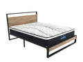 Whistler Metal Bed Frame & Euro Top Mattress J32 - Double