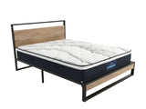 Whistler Metal Bed Frame & Euro Top Mattress J32 - Double