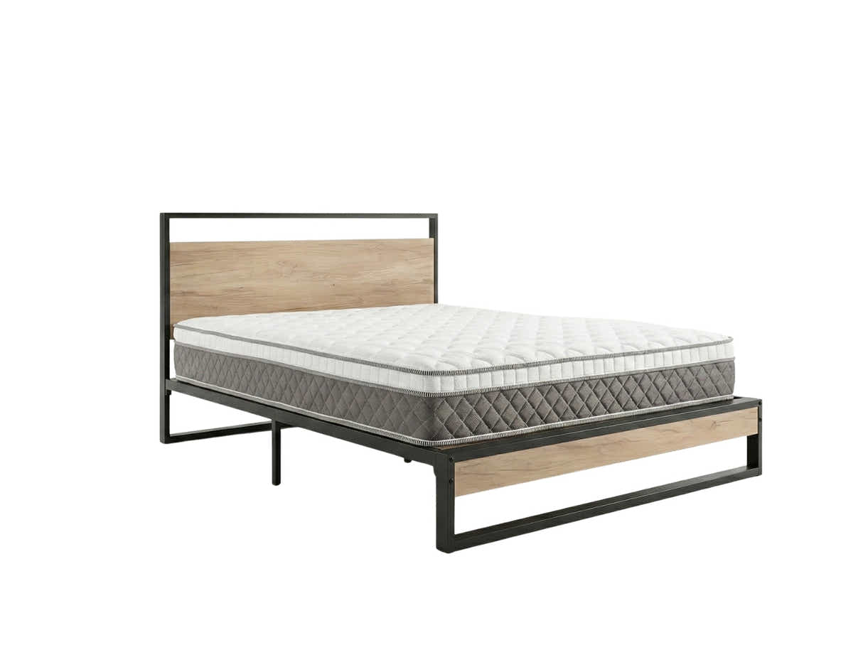Whistler Metal Bed Frame & MEM23 Mattress - Double