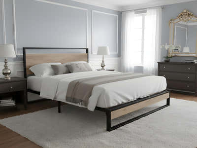DS Whistler Metal Bed Frame - Double