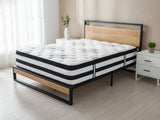 Whistler Metal Bed Frame & Euro Top Mattress K34 - Double (Combo)