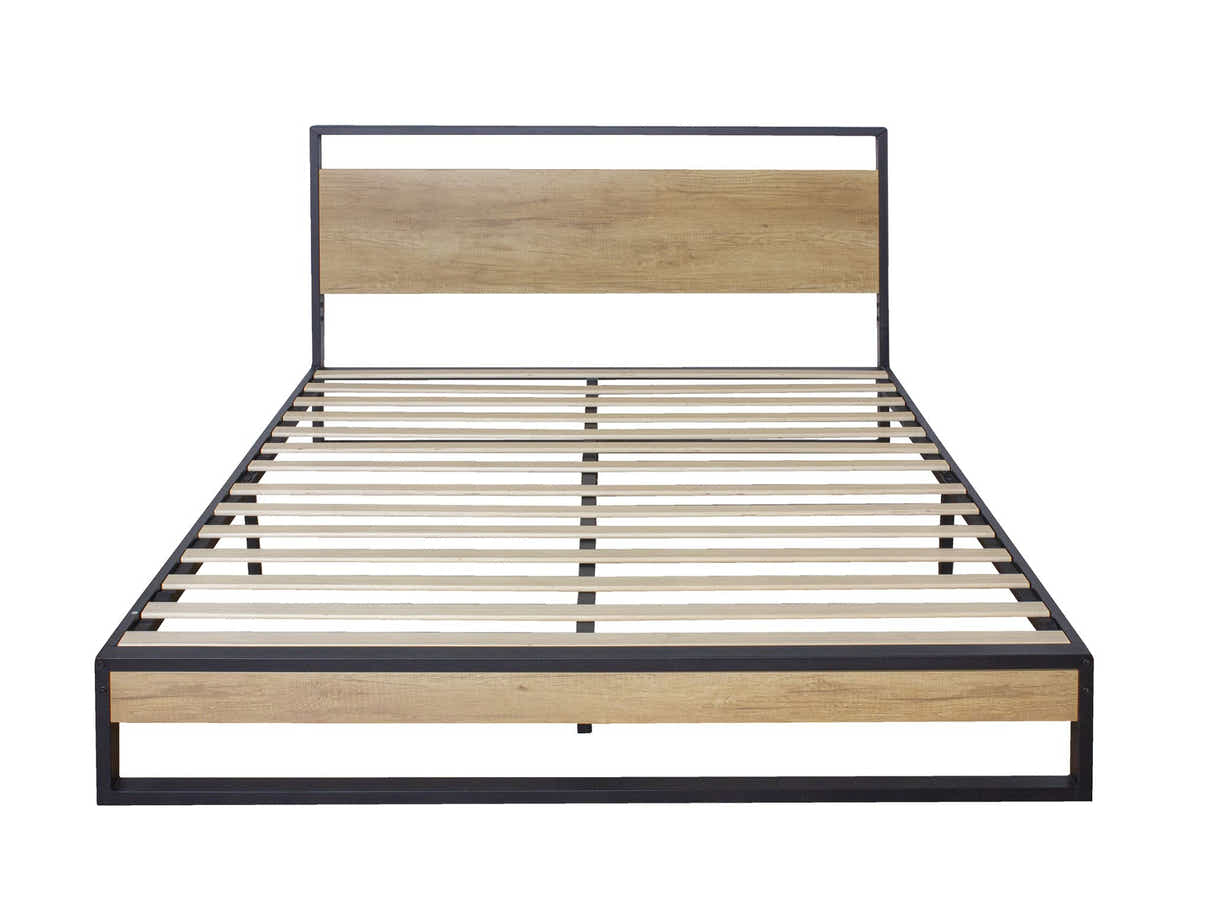 Whistler Metal Bed Frame & Euro Top Memory Foam Mattress GEL30 - Double