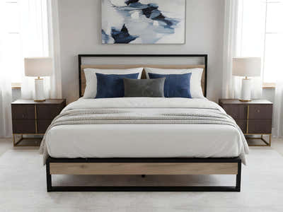 Whistler Metal Bed Frame - Queen