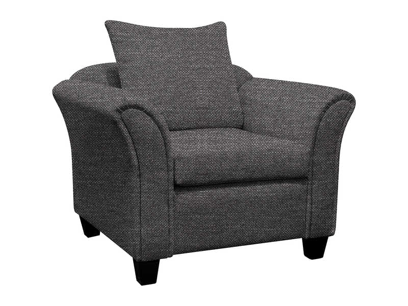 DS NZ Made Chika 3+2+1 Sofa Set - Kido Black