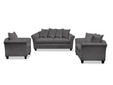 DS NZ Made Chika sofa 3+2+1 kido Black