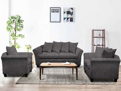 DS NZ Made Chika 3+2+1 Sofa Set - Kido Black