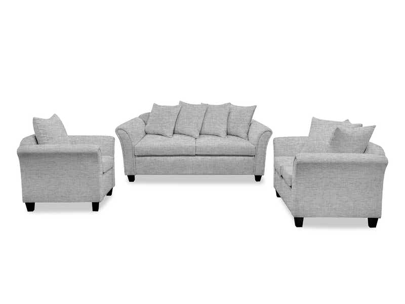 DS NZ Made Chika 3+2+1 Sofa Set - Comfy Silver