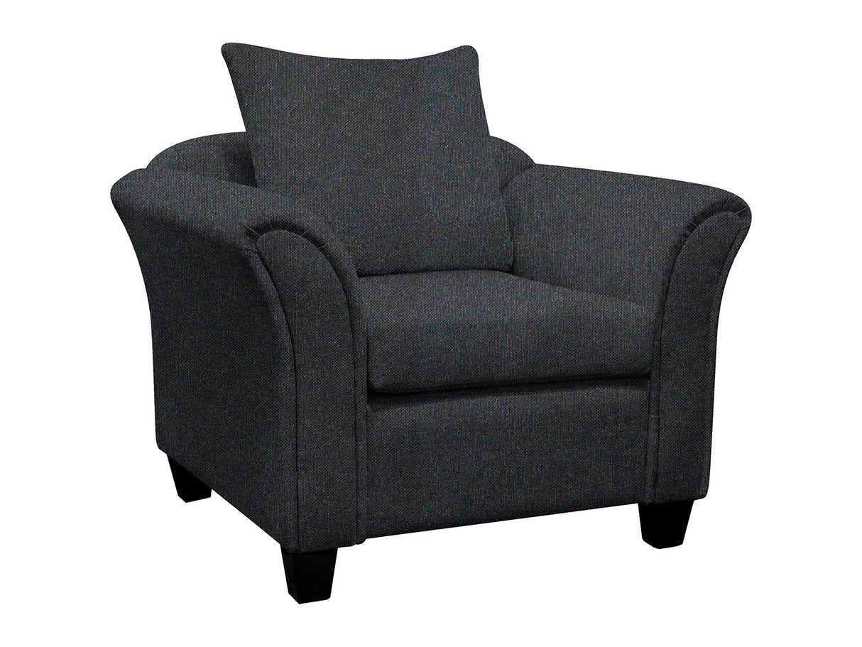 DS NZ Made Chika 3+2+1 Sofa Set - Vish Black