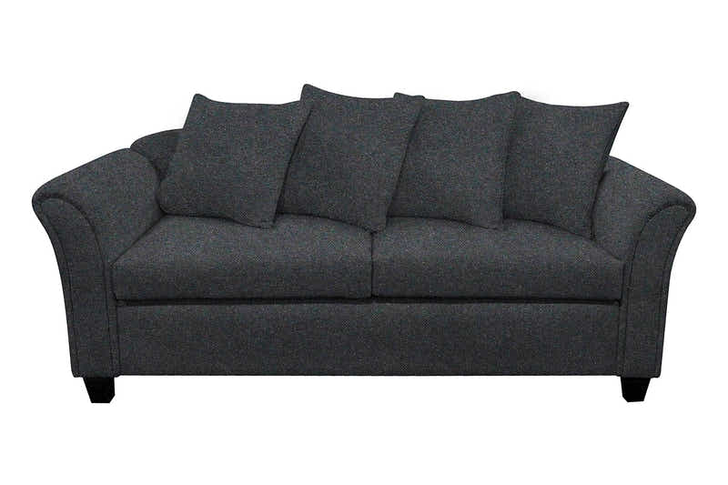 DS NZ Made Chika 3+2+1 Sofa Set - Vish Black