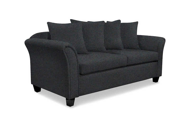 DS NZ Made Chika 3+2+1 Sofa Set - Vish Black