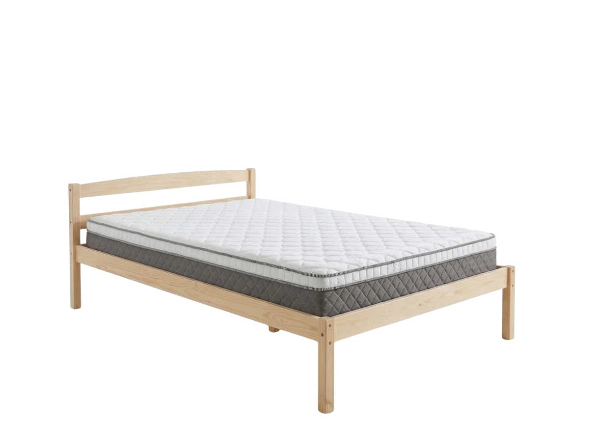 Wayford Bed Frame Natural & MEM 23 cm Mattress - King Single