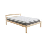 Wayford Bed Frame Natural & MEM 23 cm Mattress - King Single