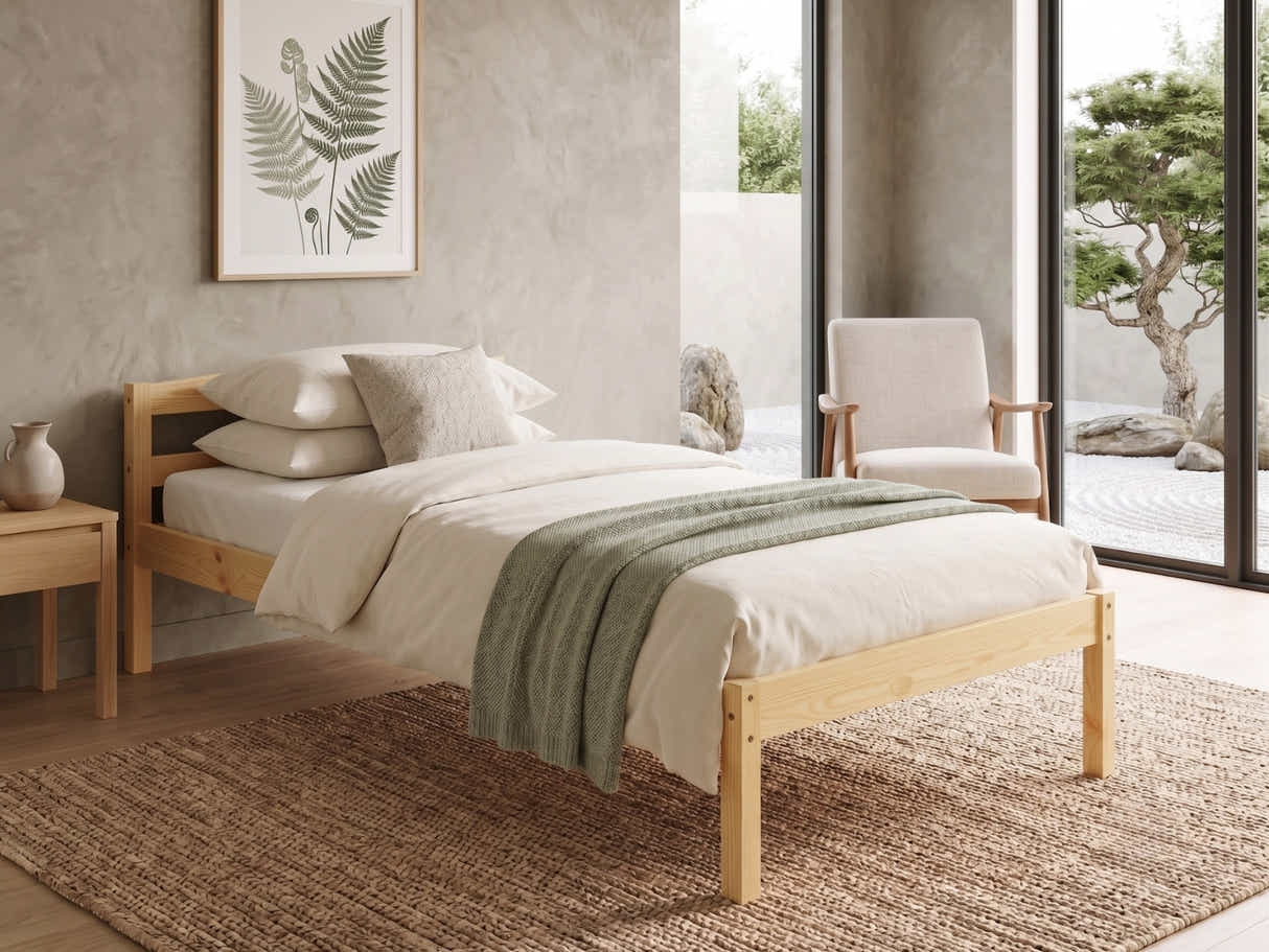 Wayford Bed Frame Natural - King Single