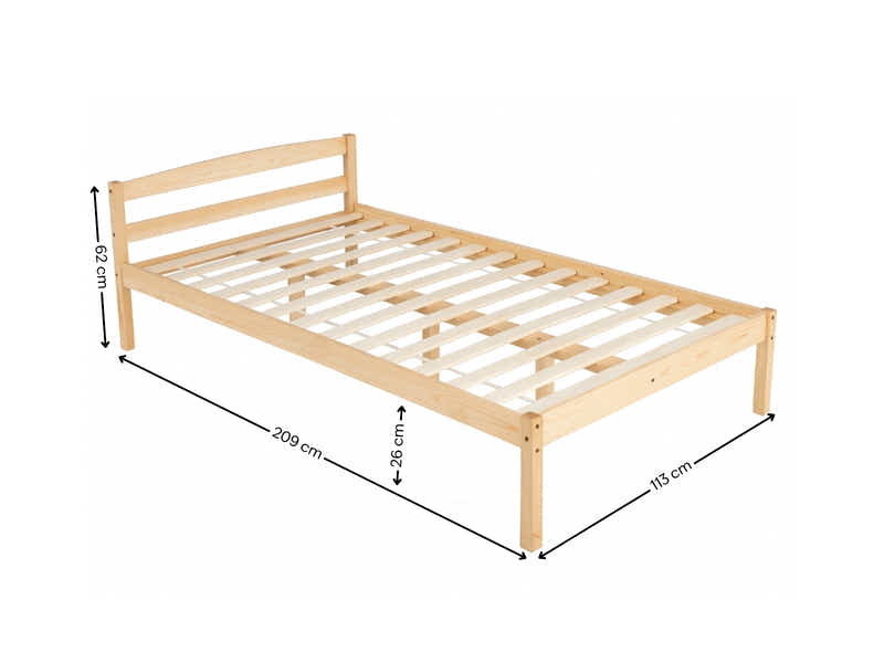 Wayford Bed Frame Natural - King Single