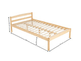 Wayford Bed Frame Natural - King Single