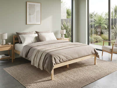 Wayford Bed Frame Natural - Queen