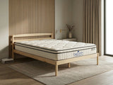 Wayford Bed Frame Natural & Boucle22 Mattress - King