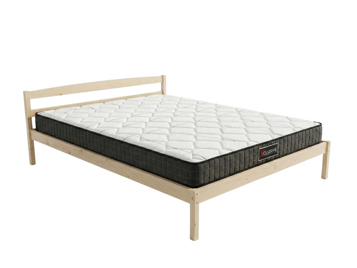 Wayford Bed Frame Natural & Xclusive X20 Mattress - King