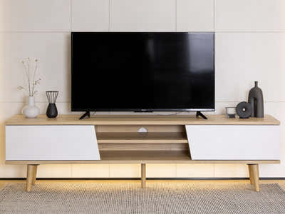 Low Board Entertainment Unit - 150 cm