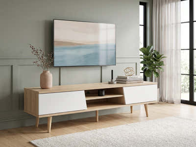 Low Board Entertainment Unit - 150 cm