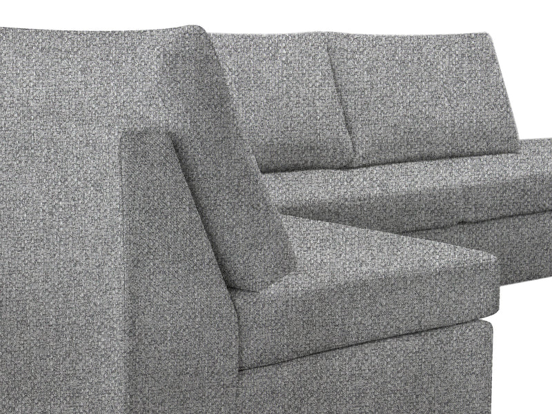 DS NZ Made Bhumi Corner Sofa with Ottoman - Kido Steel