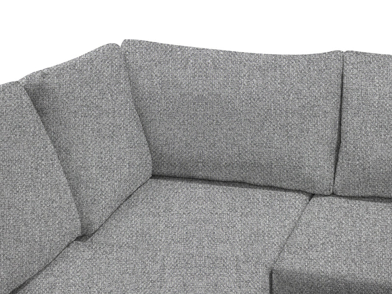 DS NZ Made Bhumi Corner Sofa with Ottoman - Kido Steel