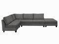 DS NZ Made Bhumi Corner Sofa with Ottoman - Kido Black