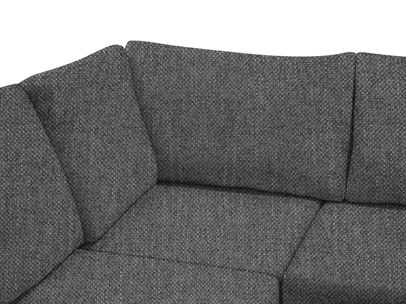 DS NZ Made Bhumi Corner Sofa with Ottoman - Kido Black