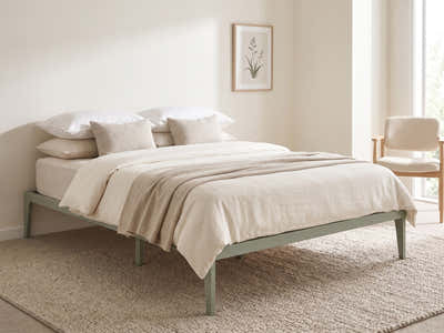 Samuel Bed Frame Sage – Double