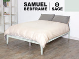 Samuel Queen Bedframe - Sage