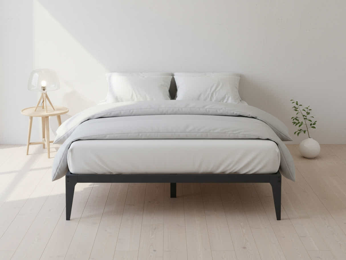 Samuel Bed Frame Dark Grey – Queen