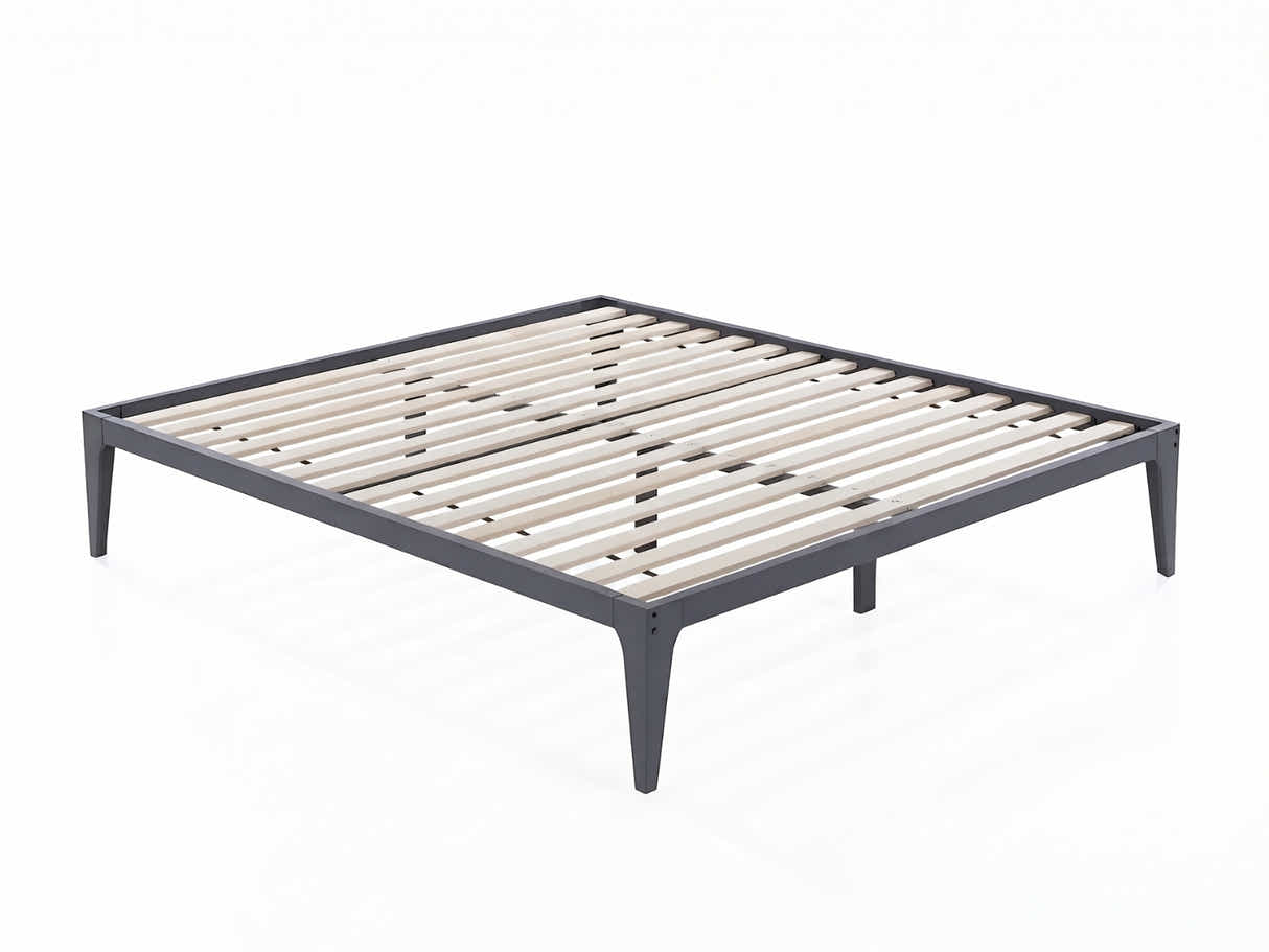 Samuel Bed Frame Dark Grey – Queen