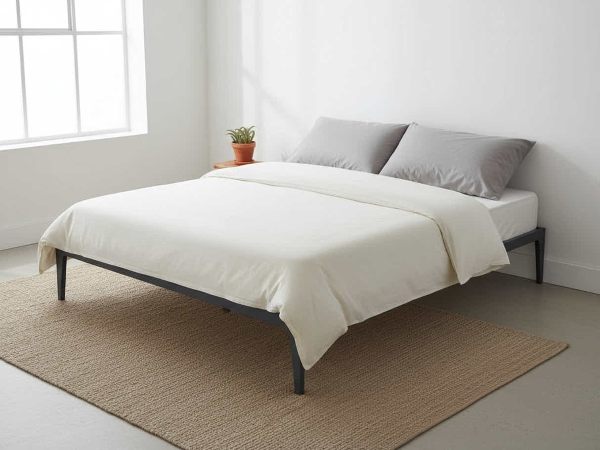 Samuel Bed Frame Dark Grey – Queen