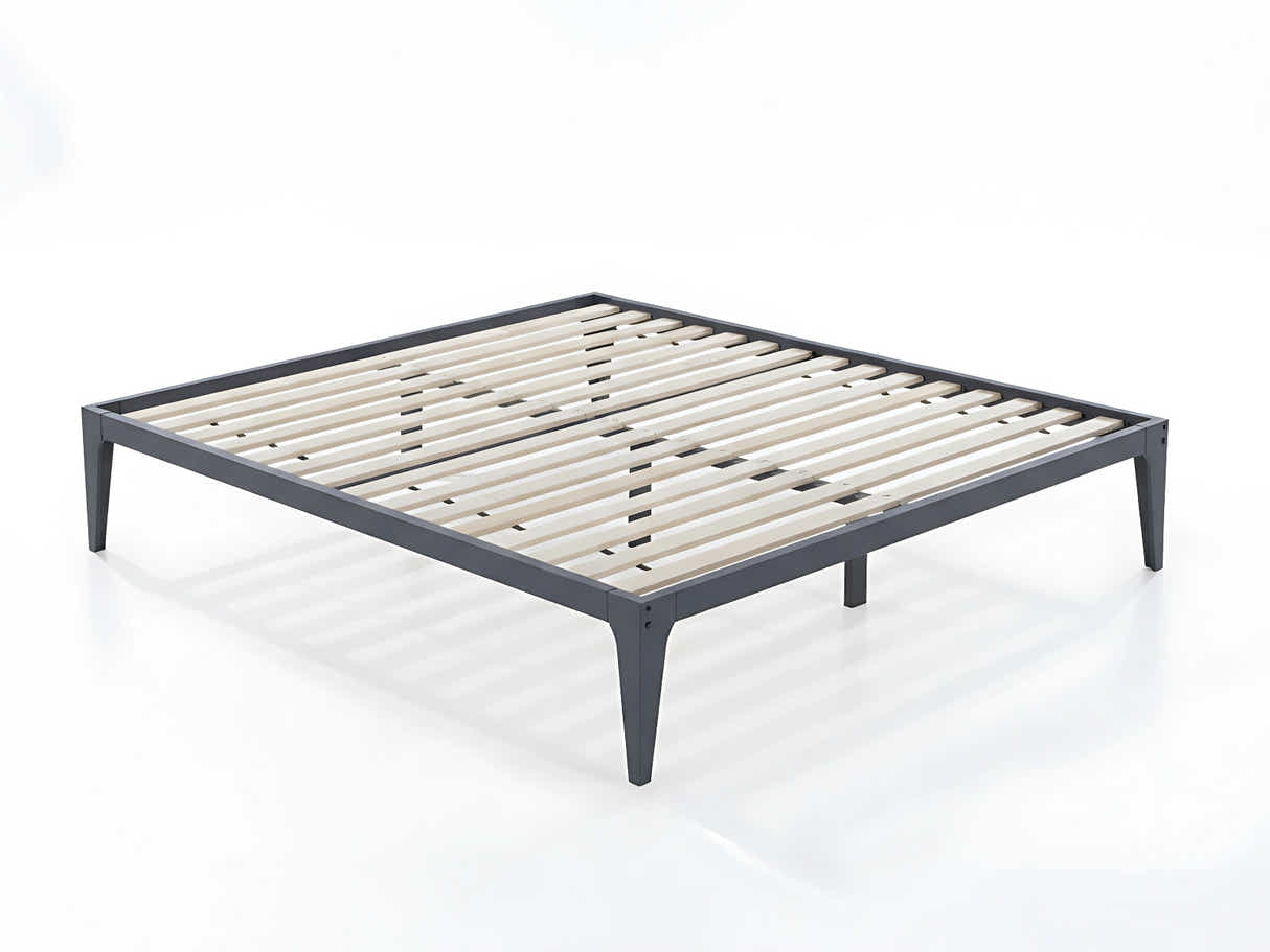 Samuel Bed Frame Dark Grey – Queen