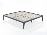 Samuel Bed Frame Dark Grey – Queen