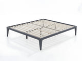 Samuel Bed Frame Dark Grey – Queen