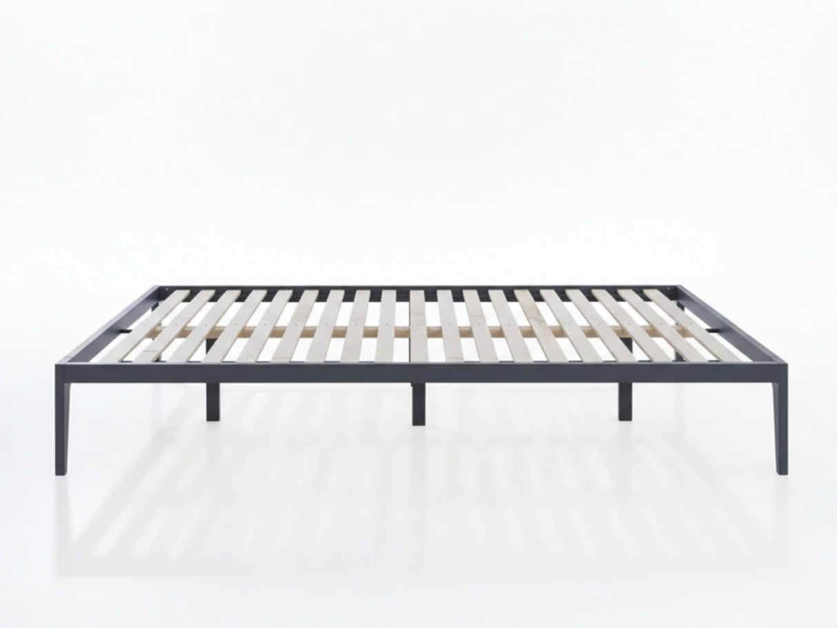 Samuel Bed Frame Dark Grey – Queen