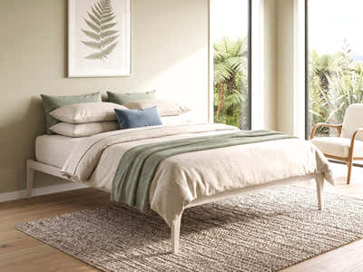 Samuel Bed Frame Taupe – King