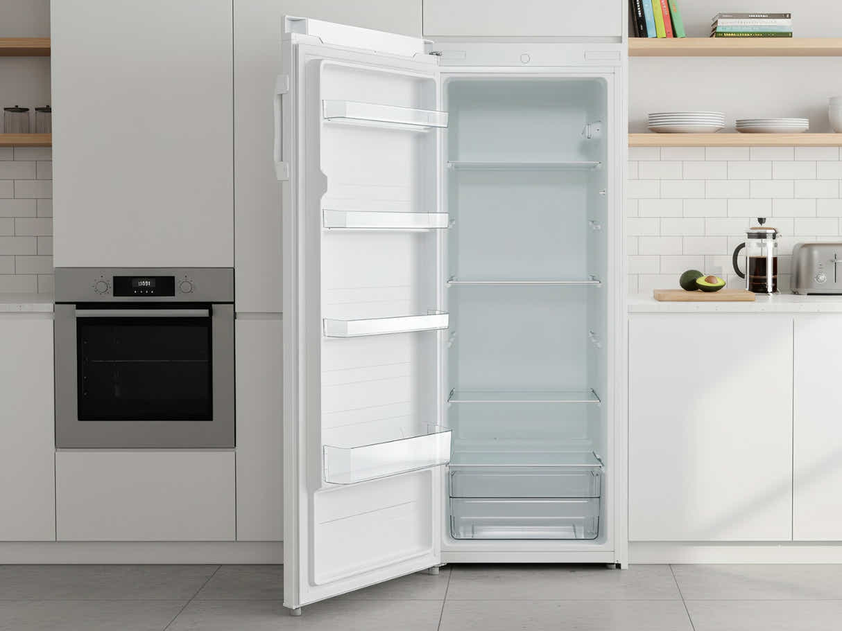 Midea 237L Upright Fridge White