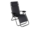 Zero Gravity Chair with Padded Cushion - Black