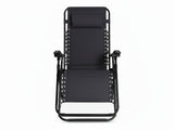Zero Gravity Chair with Padded Cushion - Black