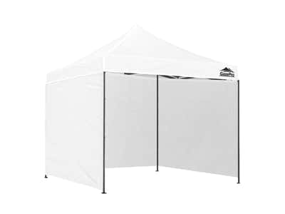 Gazebo with Silver-Coated Roof 3m x 3m - White