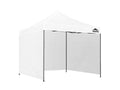 Gazebo with Silver-Coated Roof 3m x 3m - White