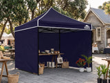 DS Gazebo with Silver-Coated Roof 3m x 3m - Navy