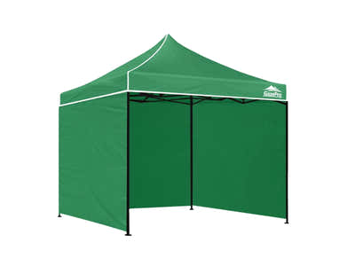 DS Gazebo with Silver-Coated Roof 3m x 3m - Green