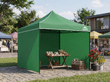 DS Gazebo with Silver-Coated Roof 3m x 3m - Green