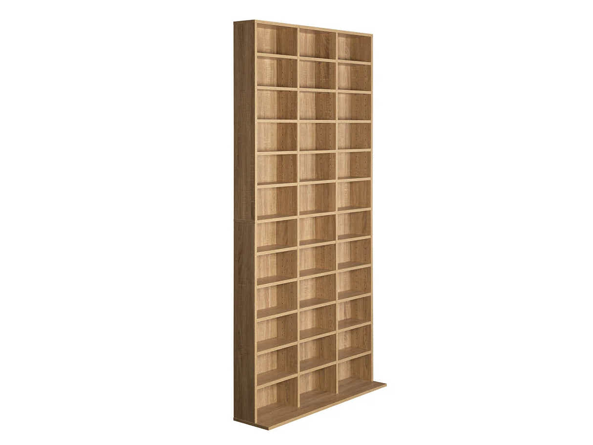 CD/DVD Storage Shelf - Natural Wood